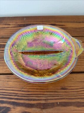 Vintage Killarney amber relish dish
